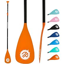 niphean 4-Piece Kayak Paddle, Adjustable Paddle Board Paddles, Lightweight SUP Paddle, Detachable Stand Up Paddle Board Accessories Oars with Aluminum Alloy Shaft and Fiberglass Blade