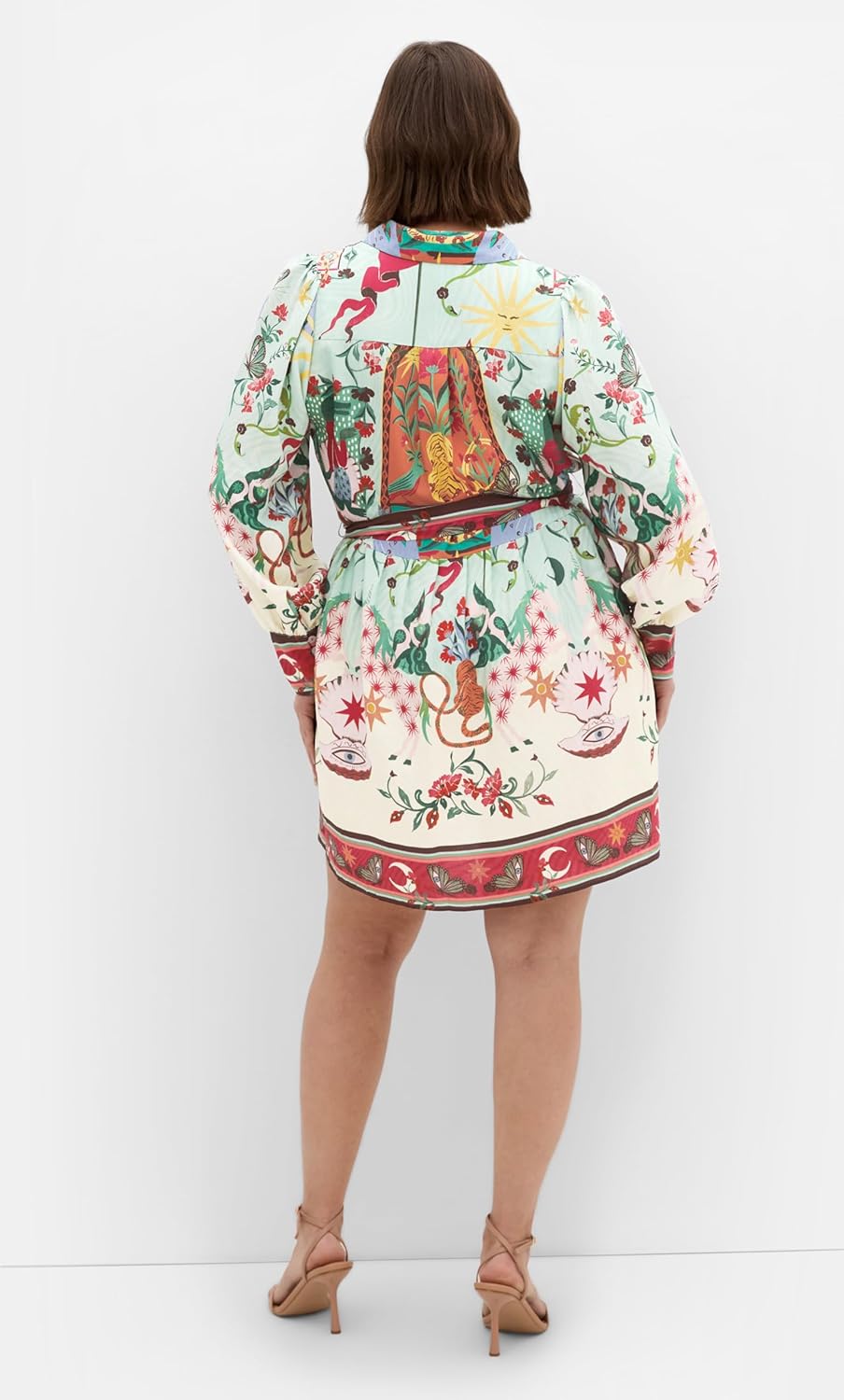 City Chic Womens Dress - Ezra Mini Print - Image 3