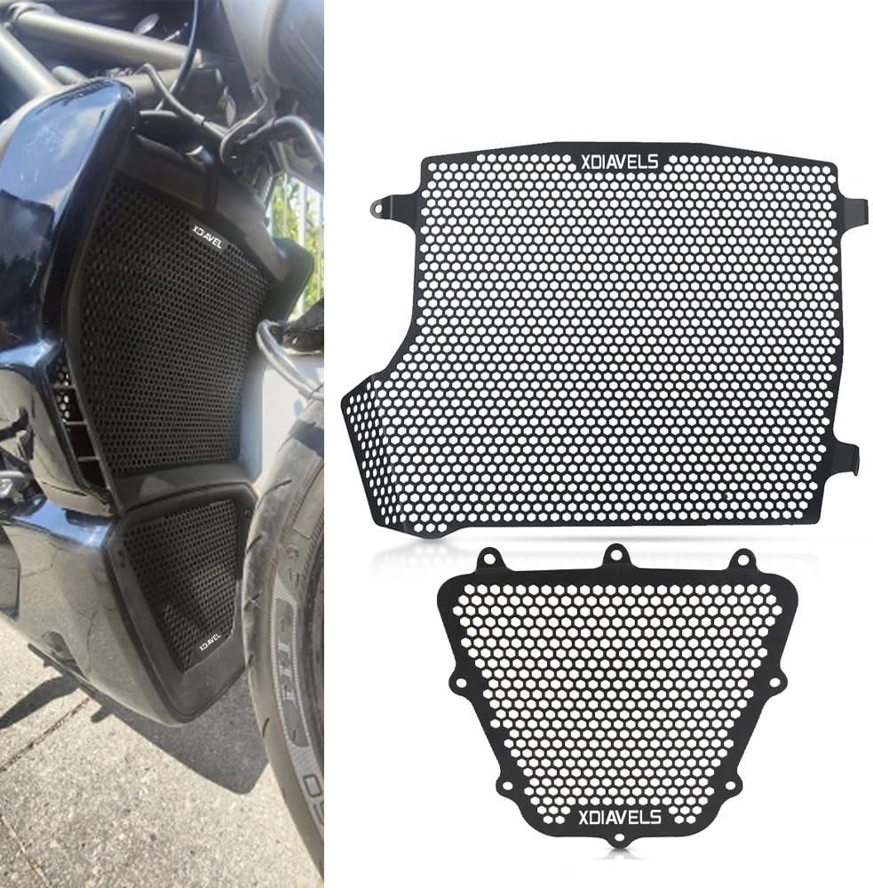 Radiator Grille Guard Cover for DU&Cati XDiavel Motorcycle Radiator Grille Guard Cover and Oil Cooler Guard XDiavel S 2016 2017 2018 2019 2020 2021 2022 2023