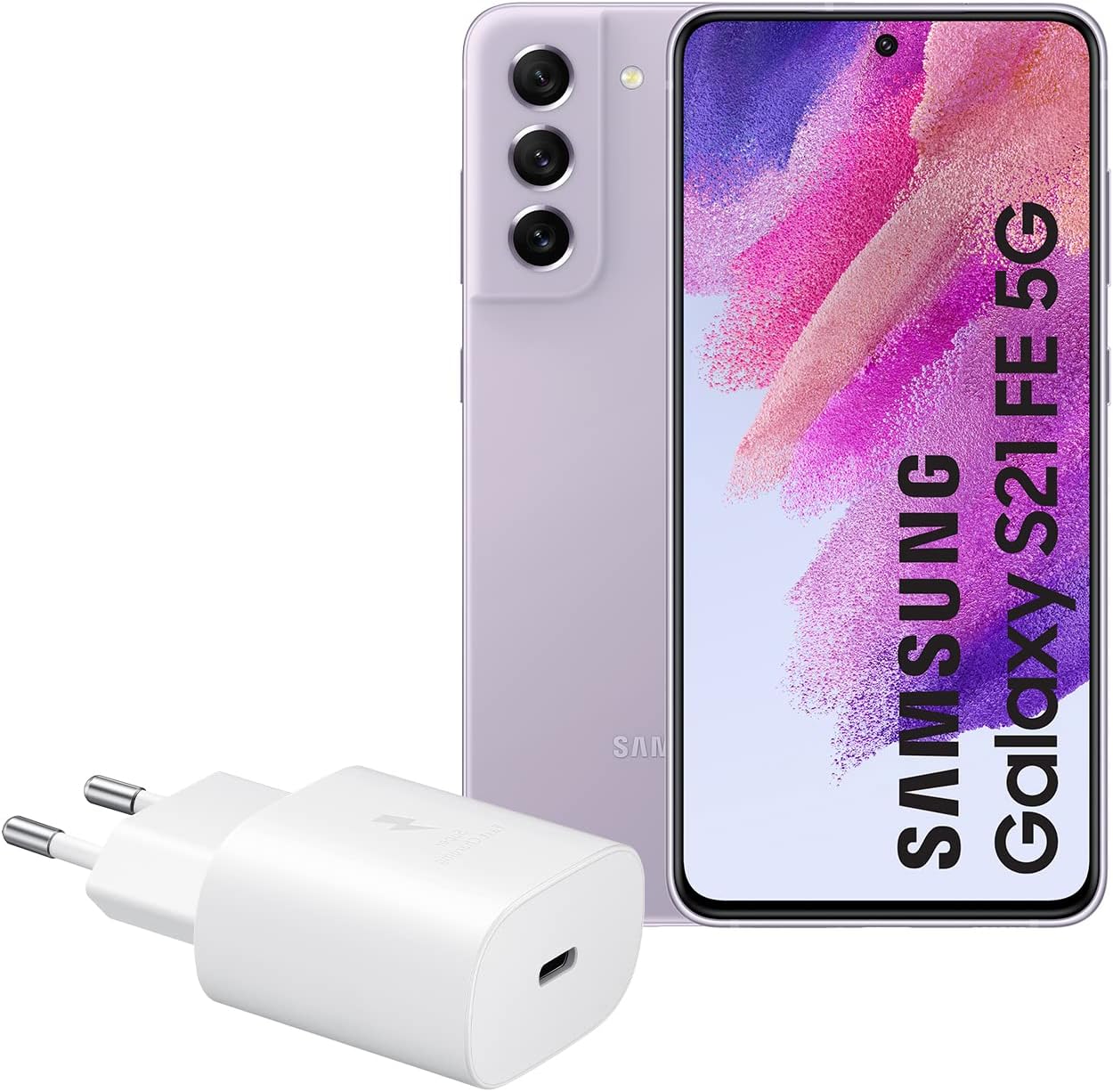 Samsung Galaxy S21 FE 5G 128GB Violeta + Cargador - Smartphone Libre 2 Samsung Galaxy S21 FE 5G (128 GB) Color Violeta + Cargador – Teléfono Móvil Android, Smartphone Libre (Versión Española) - ¿Vale la pena?
