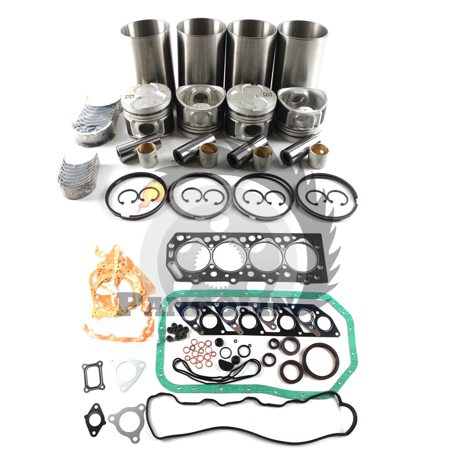 PANGOLIN 4D56 Engine Overhaul Rebuild Kit D4BB D4BA Engine Rebuild Kit for HC20-35H1 H100 Porter, Grace Truck Full Engine Repair Kit Aftermarket Parts