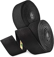 Vista 1 de MARQUE Cinta para manillar de bicicleta de carretera, barra de mango de bicicleta de carretera para barras de caída con tapones finales - 2