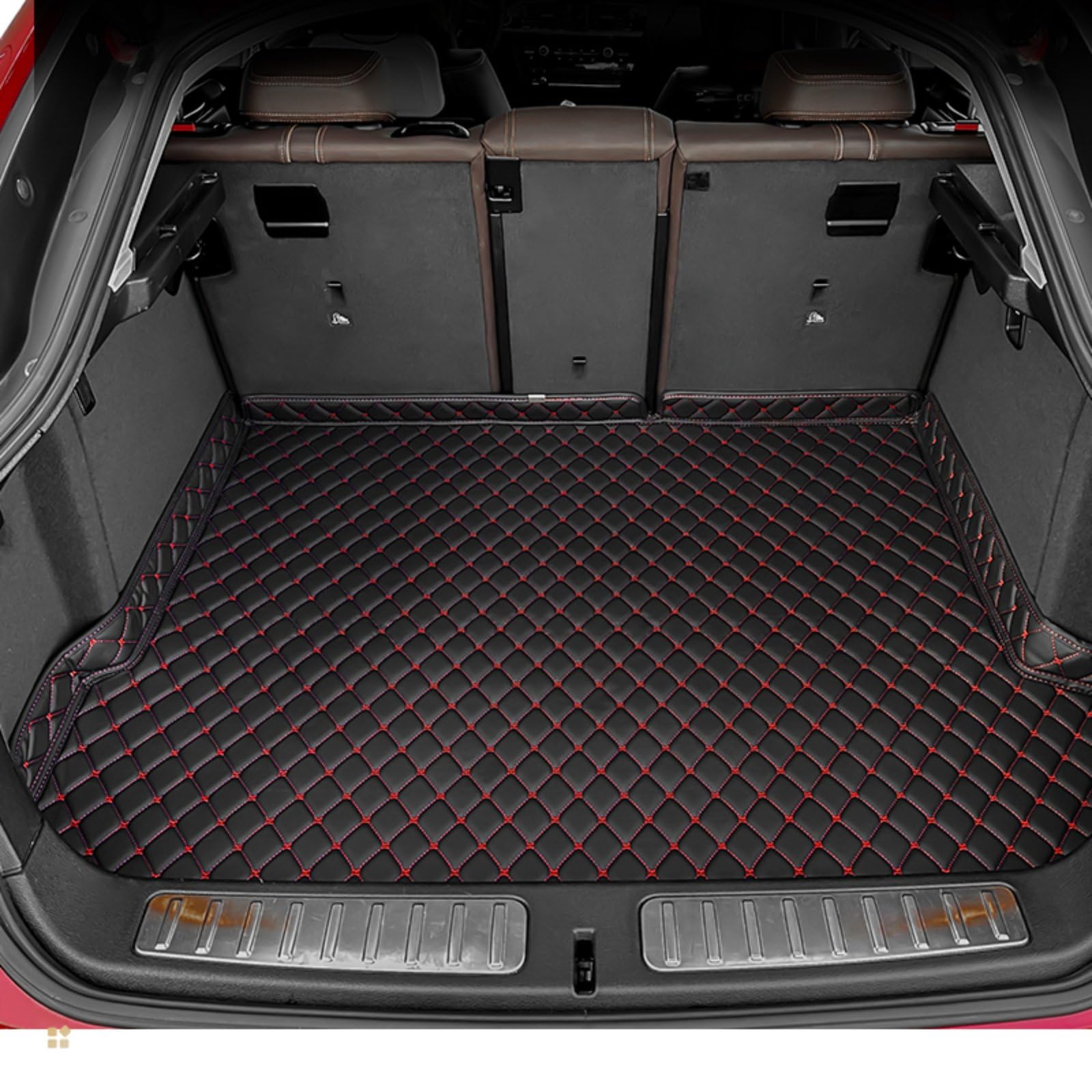 Car Trunk Mat for Honda ZR-V 2022 2023 2024, Custom Fit PU Leather Cargo Liner, All-Weather Waterproof Rear Trunk Liner Protector, Auto Interior Accessories