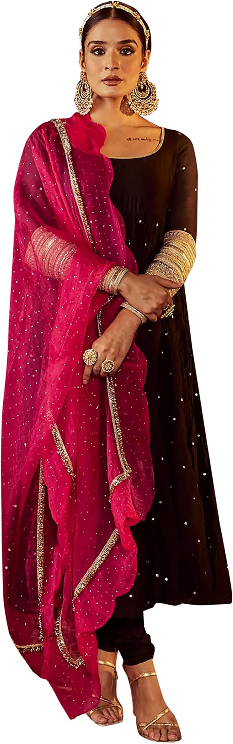 Elina fashion Indian Kurti for Womens With Pant & Dupatta | Ethnic Readymade Kurtis Stitched Kurta For Women