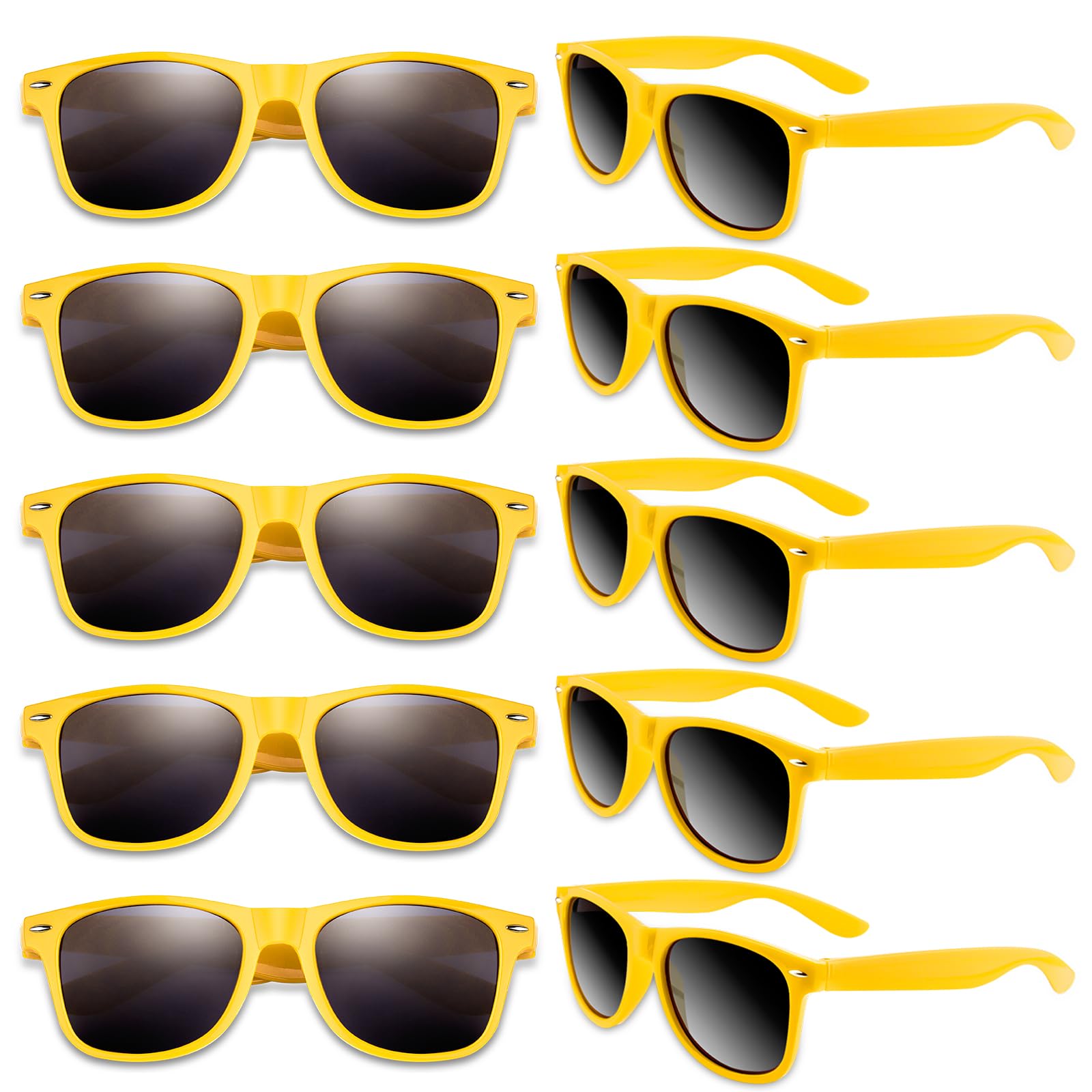 BOUBONI Colorful Party Sunglasses Bulk 20 Packs for Wedding Beach Summer Pool Party Supplies Goodie Bags Stuffers