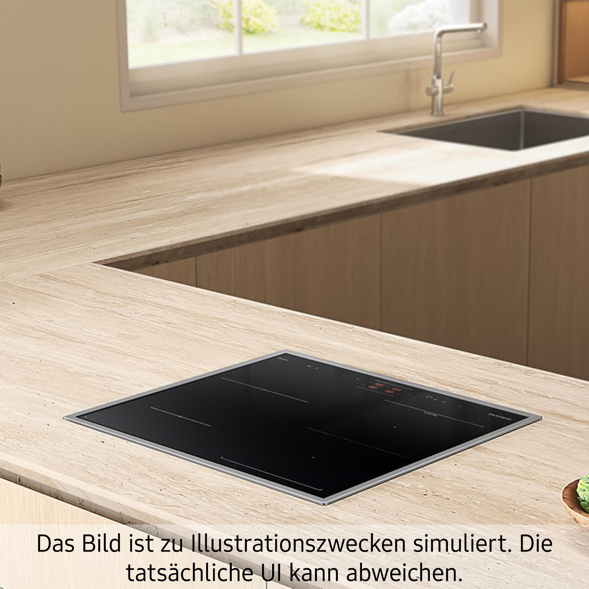Samsung Autarkes Induktionskochfeld (NZ64B5046JK/U1), 60 cm, Glaskeramik, FlexZone, SmartThings Cooking, Sensortasten mit Slider