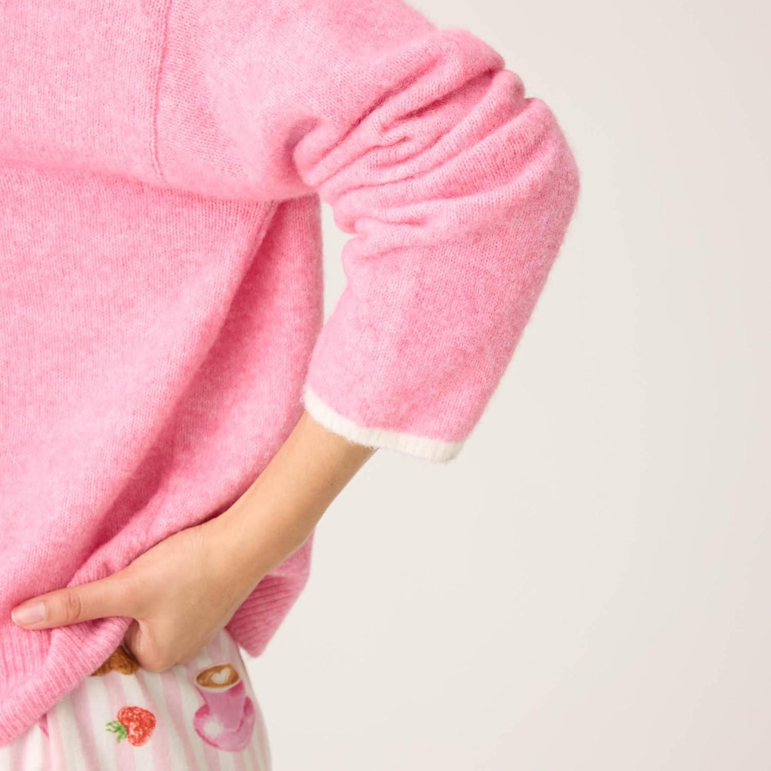 PJ Salvage Womens Snuggle Crewneck Sweater - Image 4