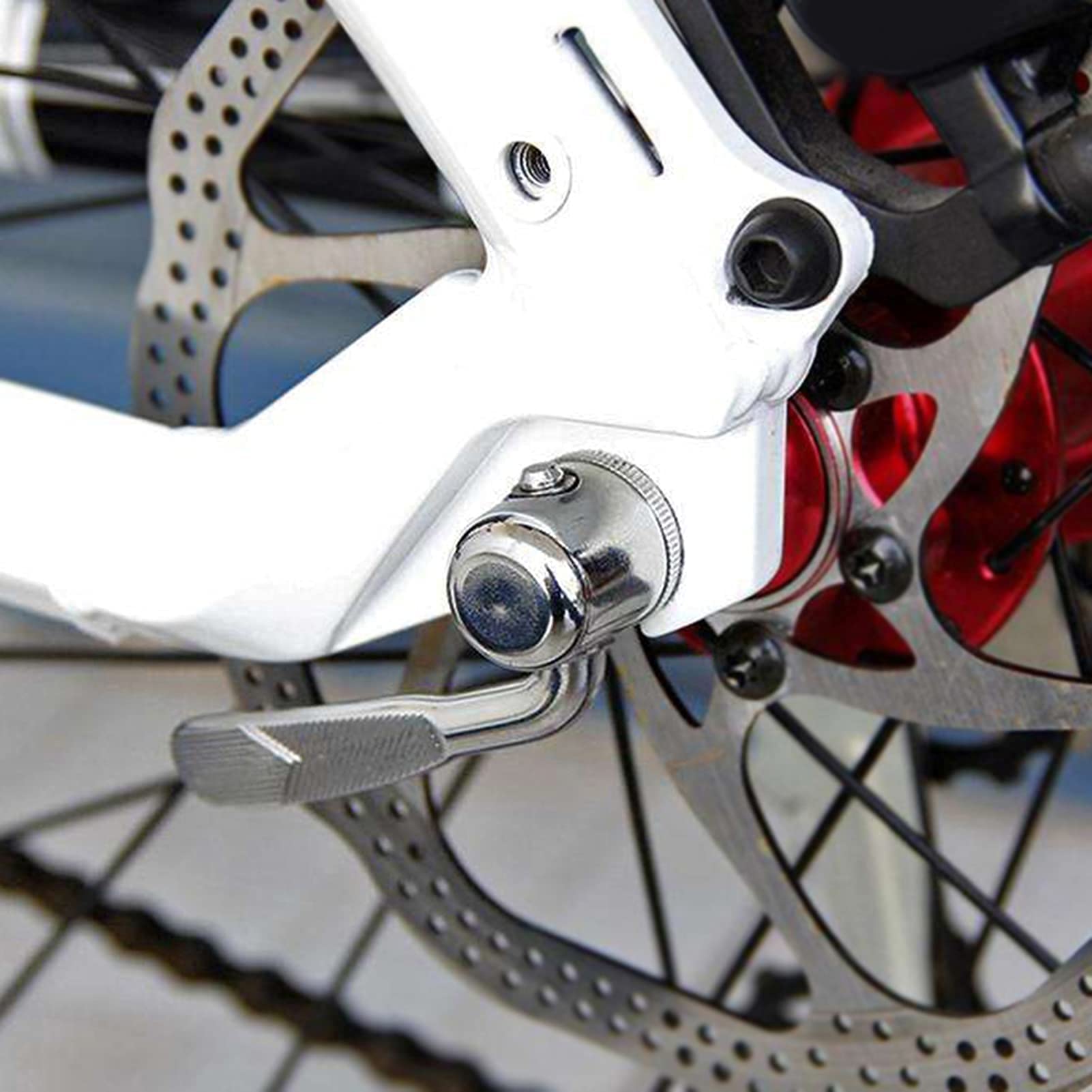 Alomejor Broche liberación rápida, rápido Montaje y desmontaje Eje Acero Inoxidable para Ciclistas montaña y Entrenamiento Interior