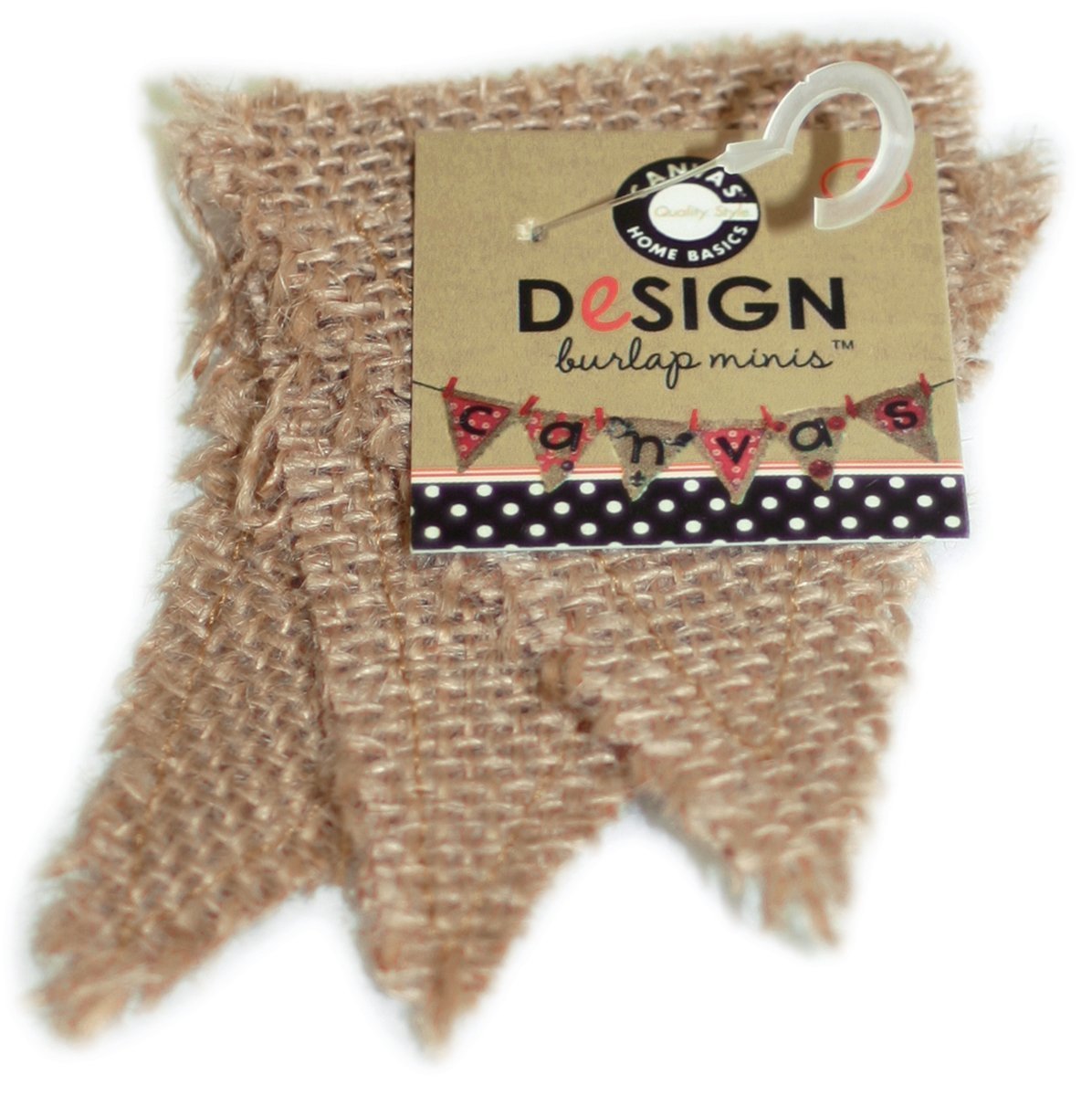 Canvas Corp Paintable Burlap Shapes: Mini Triangles