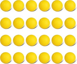 Foam Golf Practice Balls 12 Pack or 24 Pack, Realistic Feel and Limited Flight Golf Balls for Indoor or Outdoor