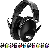 Vista 13 de Orejeras para Reducción de Ruido: Auriculares con Cancelación de Ruido SNR27.4 para Autismo con Diadema Ajustable - Protección Auditiva para Niños