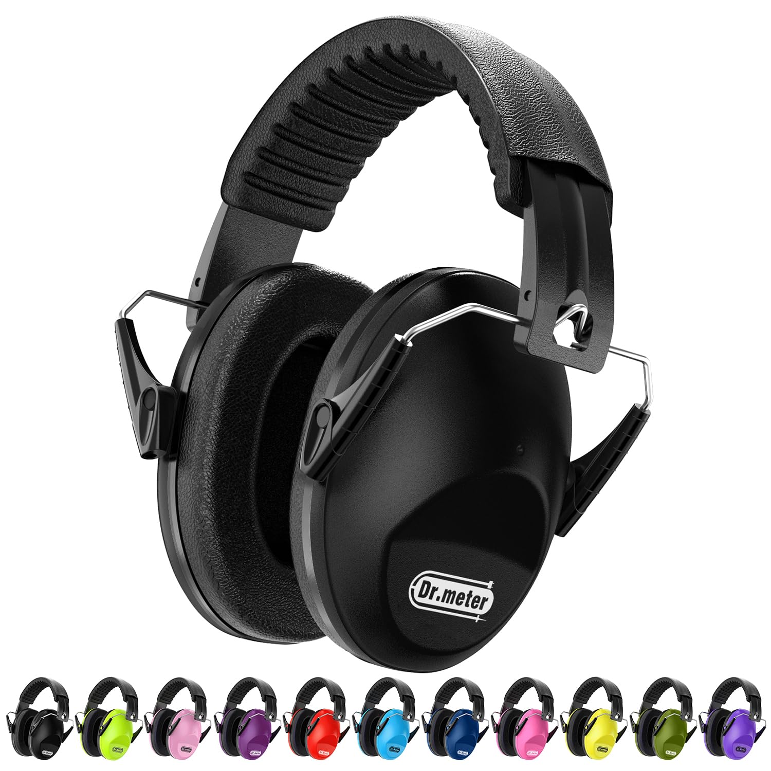 Dr.meter Noise Cancelling Ear Muffs: EM100 SNR27.4 Ear Muffs for Noise Reduction - Kids Noise Cancelling Headphones with Adjustable Headband for Monster Jam Autism Sensory Mowing Firework-Black (B0B6FYD5B1) Amazon Price History, Amazon Price Tracker