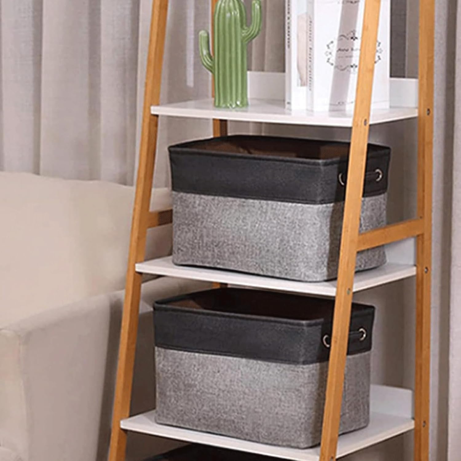 Clothing Organizer, Foldable And Moisture-proof Clothing Organizer With Handles, Space Saving Closet Dressing Box, Dustproof Storage Box, Portable Clothing Storage Box Under The Bed ( Color : B )