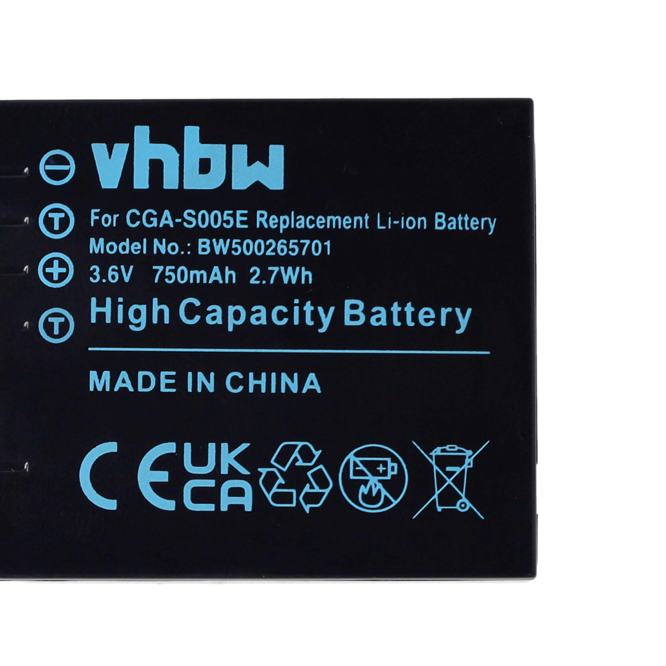 vhbw 2x batteria compatibile con Ricoh Caplio GR Digital IV, GX200, R50