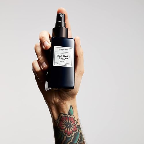 Miniatura 5 de Murdock London Spray de sal marina de 5.1 fl oz, mousse de volumen de 5.07 onzas y pasta de textura de 1.76 onzas, sin parabenos, añade textura y