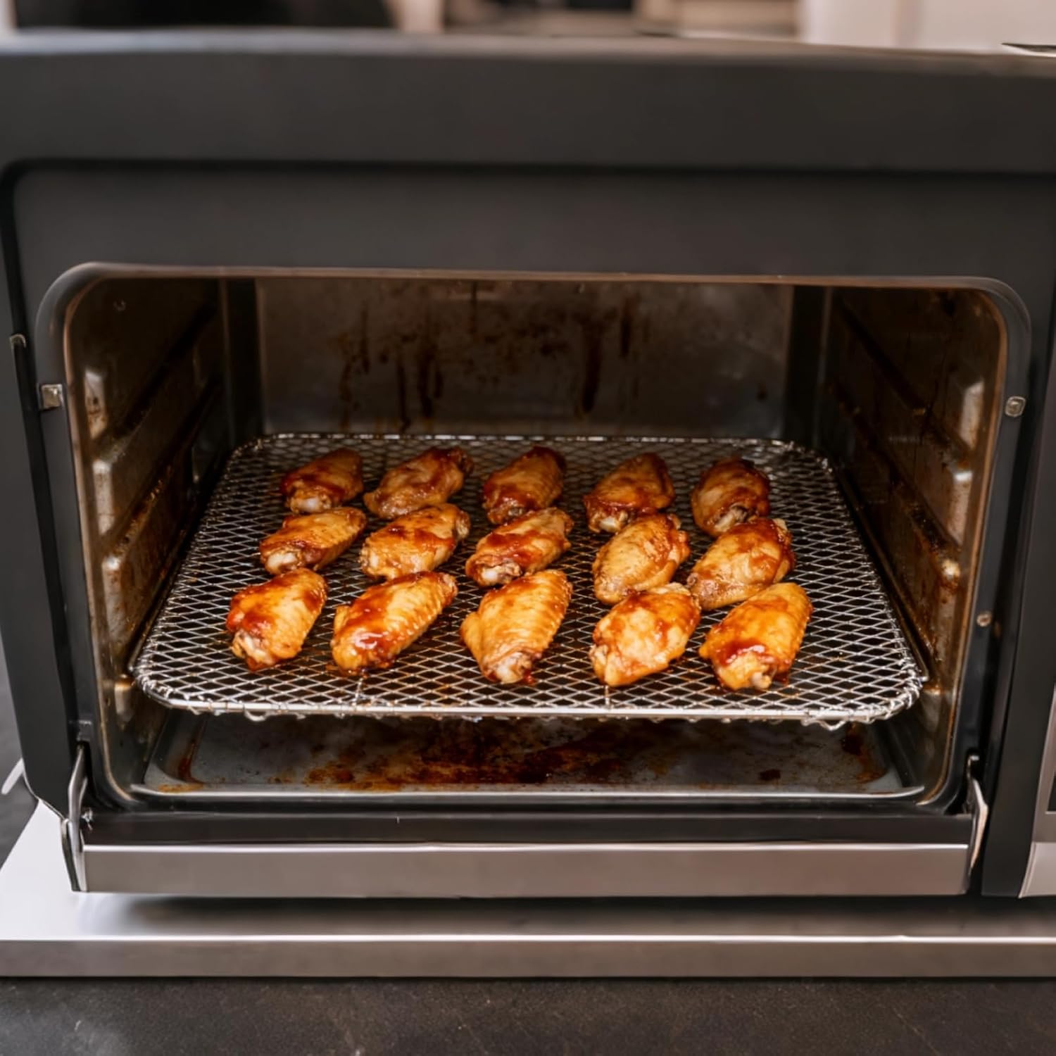 10 Pcs Grill Toppers, 16 X 12 In, Aluminum, Non-Stick Bbq Grill Grates, Mesh, For Barbecue Grilling, Easy Clean