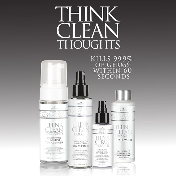 sensuva Think Clean Thoughts Toy Cleaner | 2 fl.oz. Mild Formula