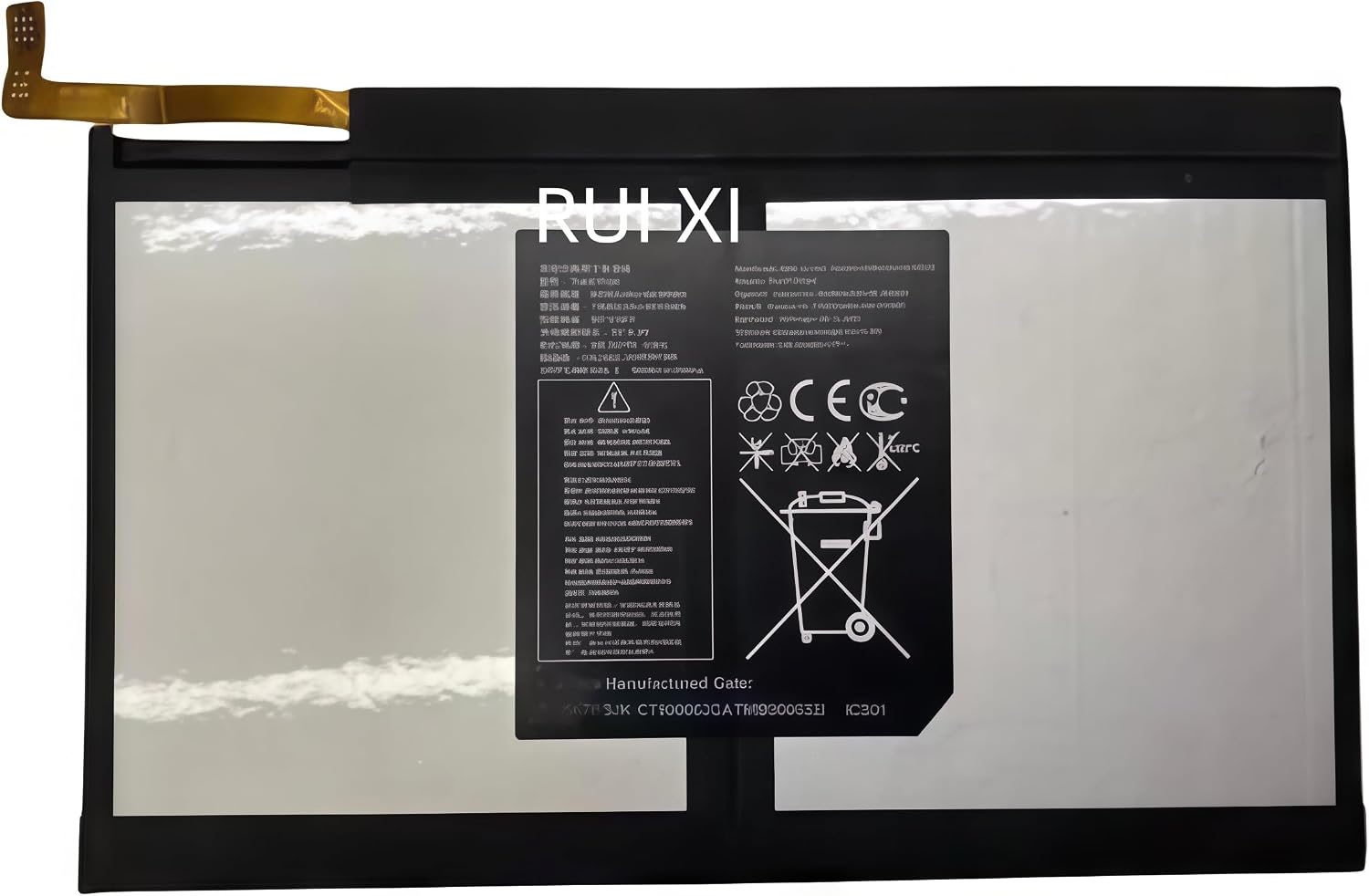 Battery compatible For Alcatel 8000mAh 3.85V TLP078AA Tablet Battery