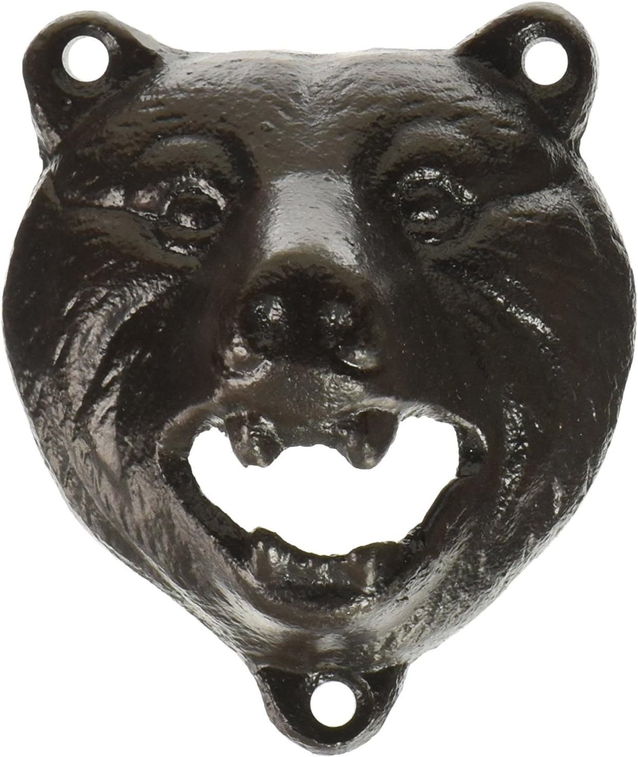 Abbott Collection Cast Iron Bear Head Bottle Opener