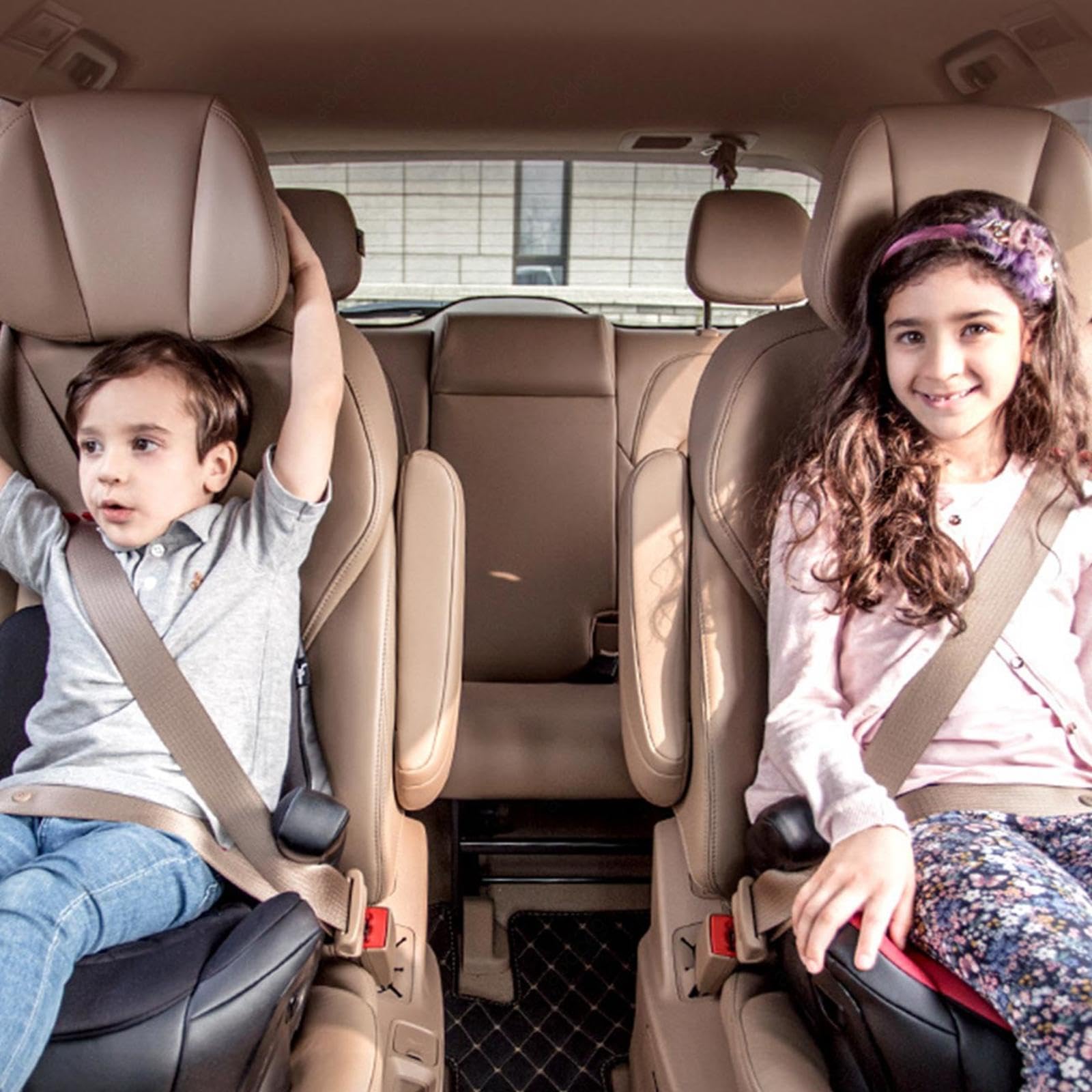 Sitzerhöhung, 3-12 Jahren,15-36 kg,mit Isofix Sitzerhöhung Auto Kinder Ab 15 kg Abnehmbare Rückenlehne Sitzschale für Kinder,B