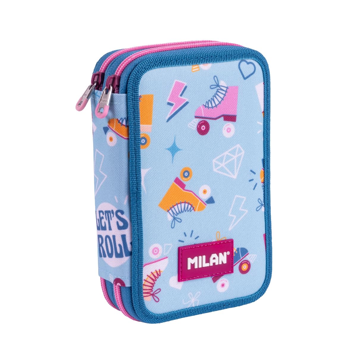 MILAN® Pencil case 2 Floors with Special Roller 2 Series Contents