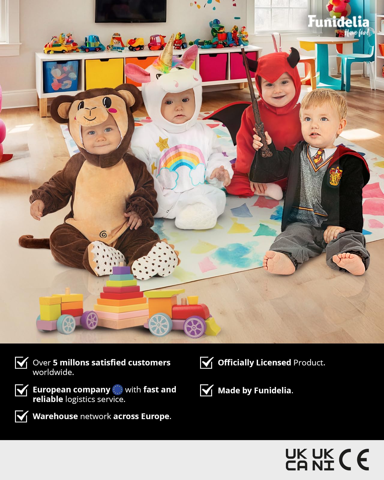 Funidelia Disfraz de ratón para bebé, Incluye mono con corchetes, gorrito, cola y cubrepies, Animales - Traje para bebé para fiestas, Carnaval y Halloween - Talla 6-12 meses