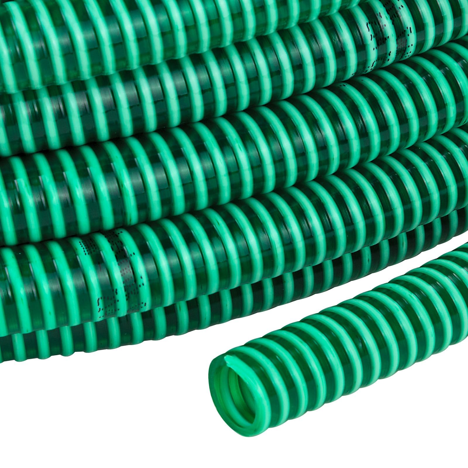 STABILO Sanitaer Spiralschlauch 1 1/2 Zoll 40 mm 25m PVC Schlauch Saugschlauch Teichschlauch Druckschlauch Spiralsaugschlauch