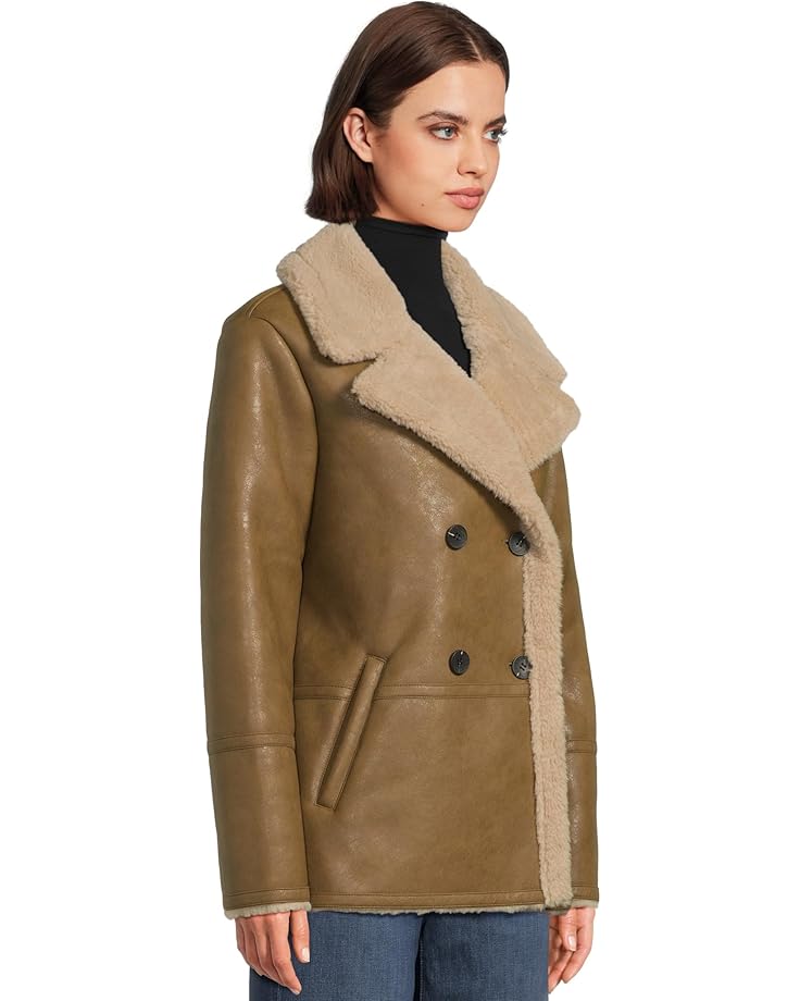 Avec Les Filles Faux Shearling Peacoat - #2 of 5
