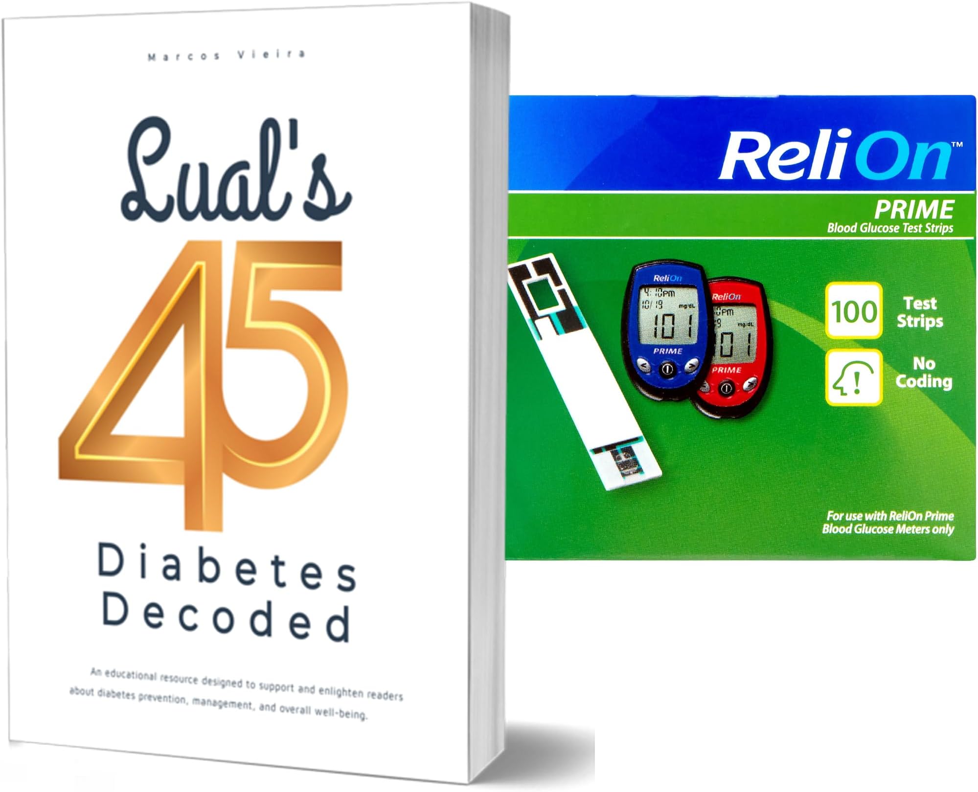 Amazon.com: ReliOn Prime Blood Glucose Test Strips, 50 Ct (2 Pack ...