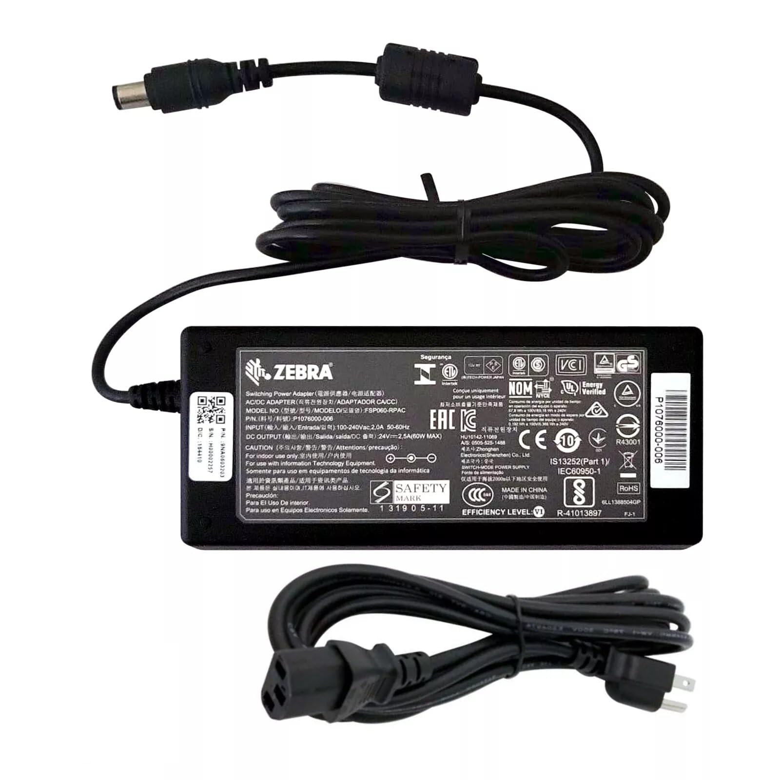 Amazon.com: Genuine FSP060-RPAC 24V 2.5A 60W AC Adapter for Zebra