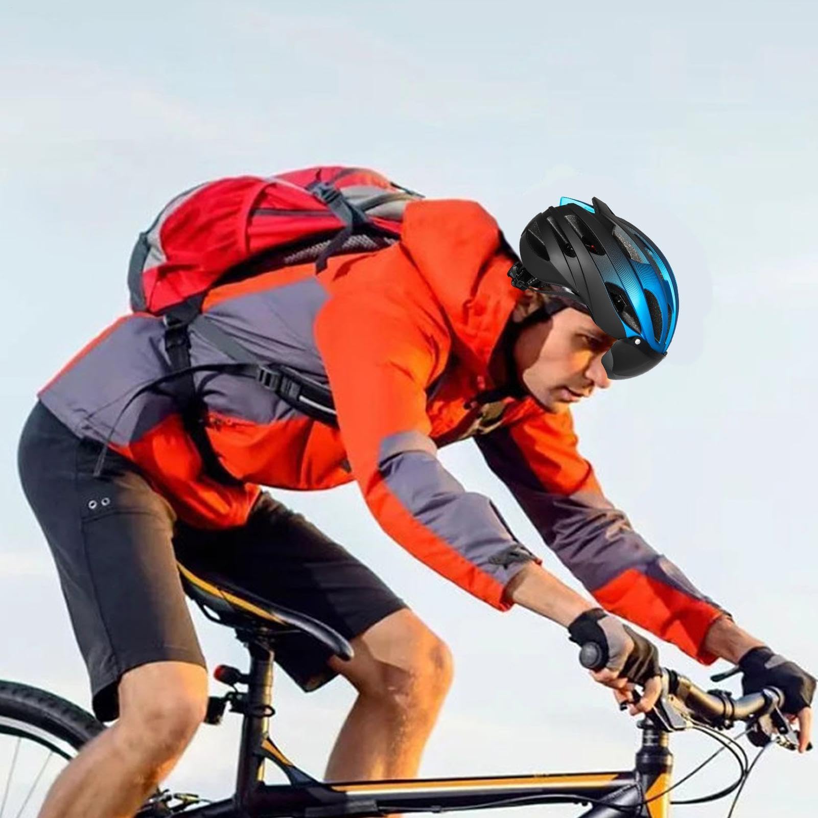 Casques de vélo pour hommes,casques de vélo Respirant Protecteur Ajustable | Casques légers Léger confortable adulte hommes femmes en plein air cyclisme patinage à roulettes lame patinage