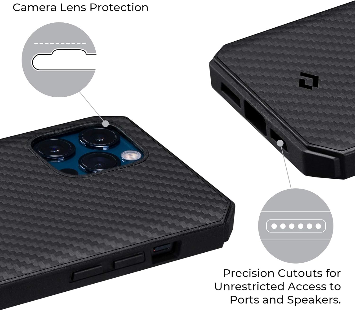 Flash Deals - 70% OFF PITAKA Protective Case for iPhone 12 Pro [MagEZ Case Pro 2] Compatible with MagEZ Chargers, Durable Drop Tested Magnetic Cover with TPU Bumpers & Shock Absorbing Protection