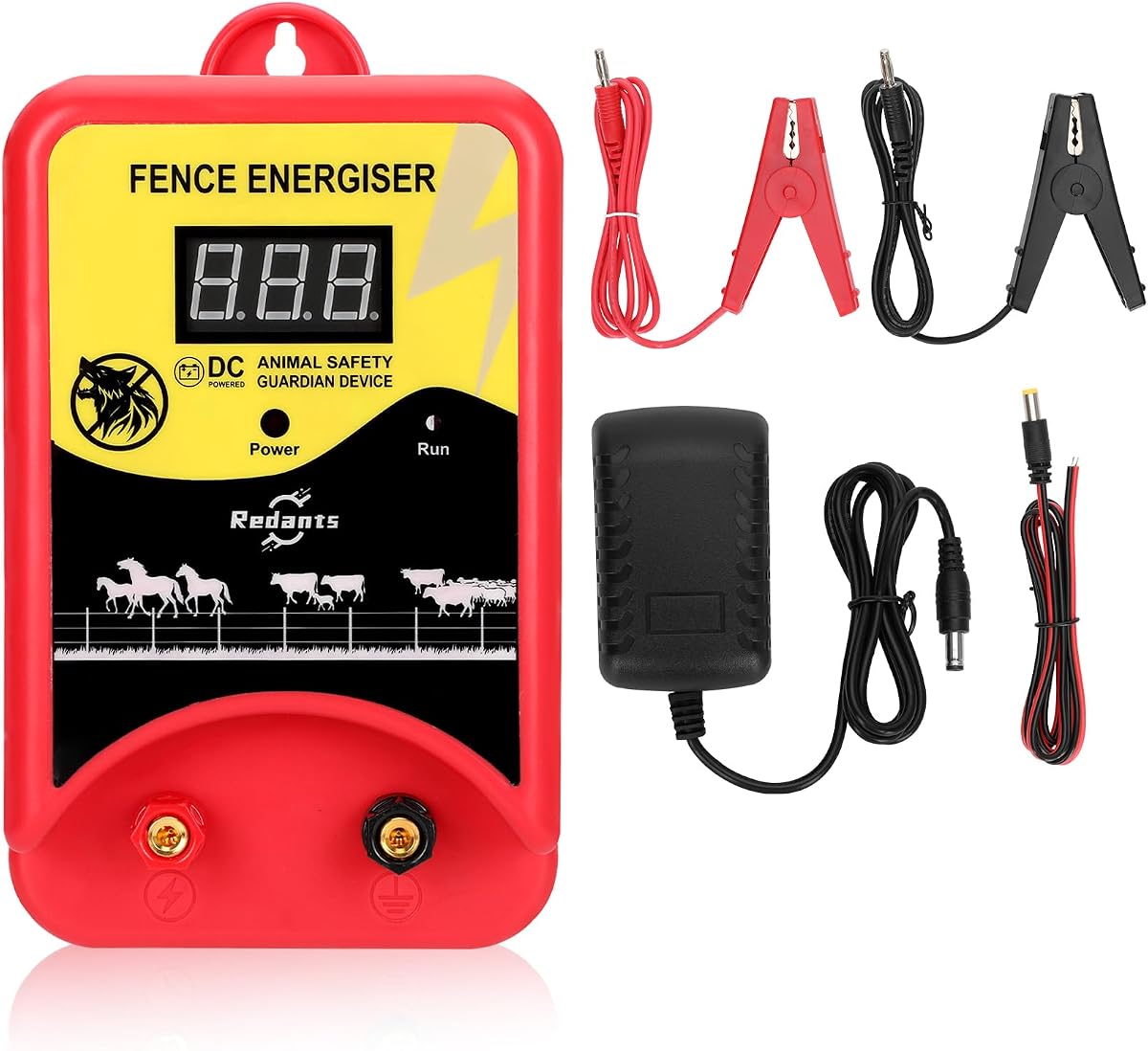 Electric Fence Charger for Livestock, Electric Fence Charger, Fence Energizer 12KV Effectively Repel Predators, Fence Charger Ensure Secure Livestock Containmen,Supply for Diverse Farm Needs