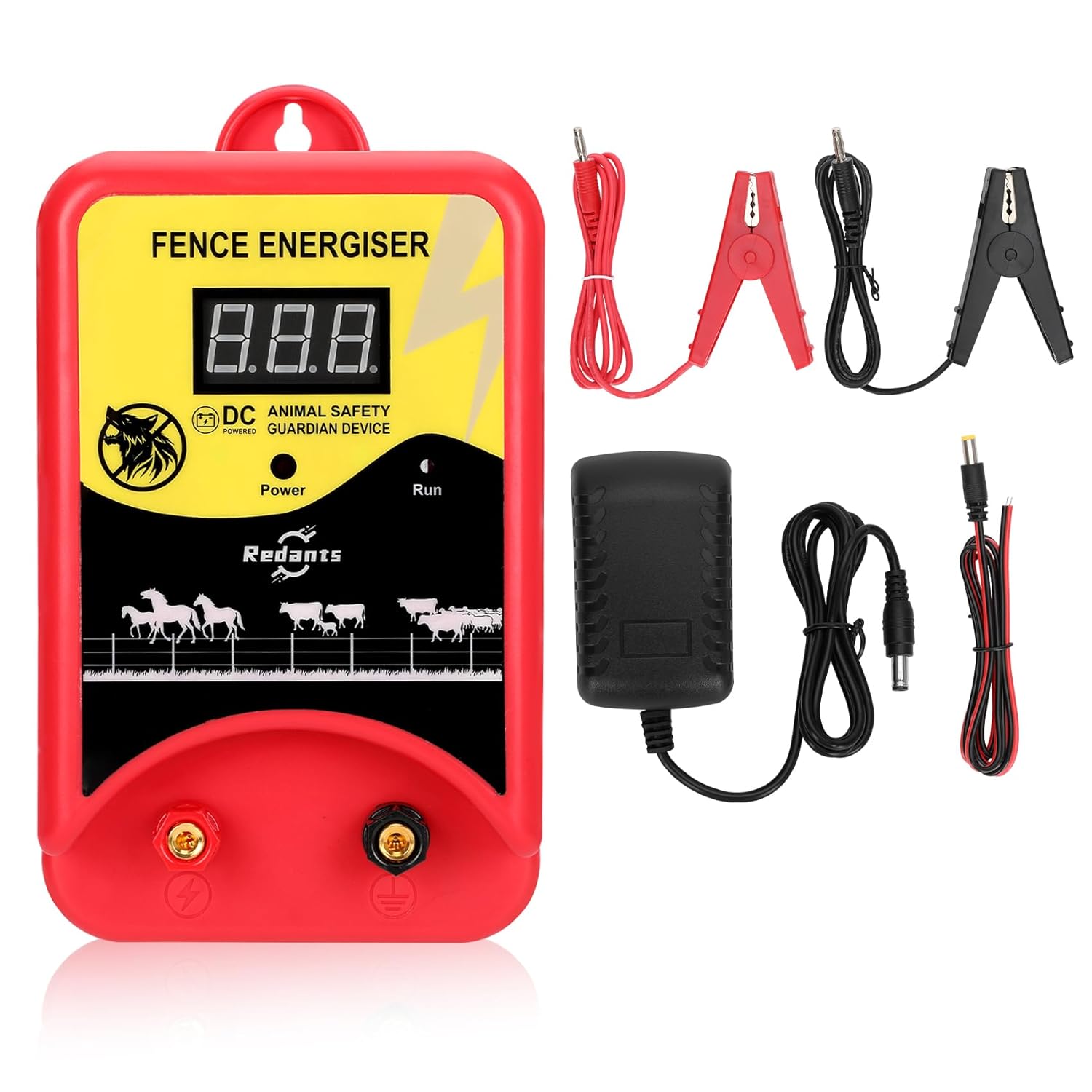 Electric Fence Charger for Livestock, Electric Fence Charger, Fence Energizer 12KV Effectively Repel Predators, Fence Charger Ensure Secure Livestock Containmen,Supply for Diverse Farm Needs