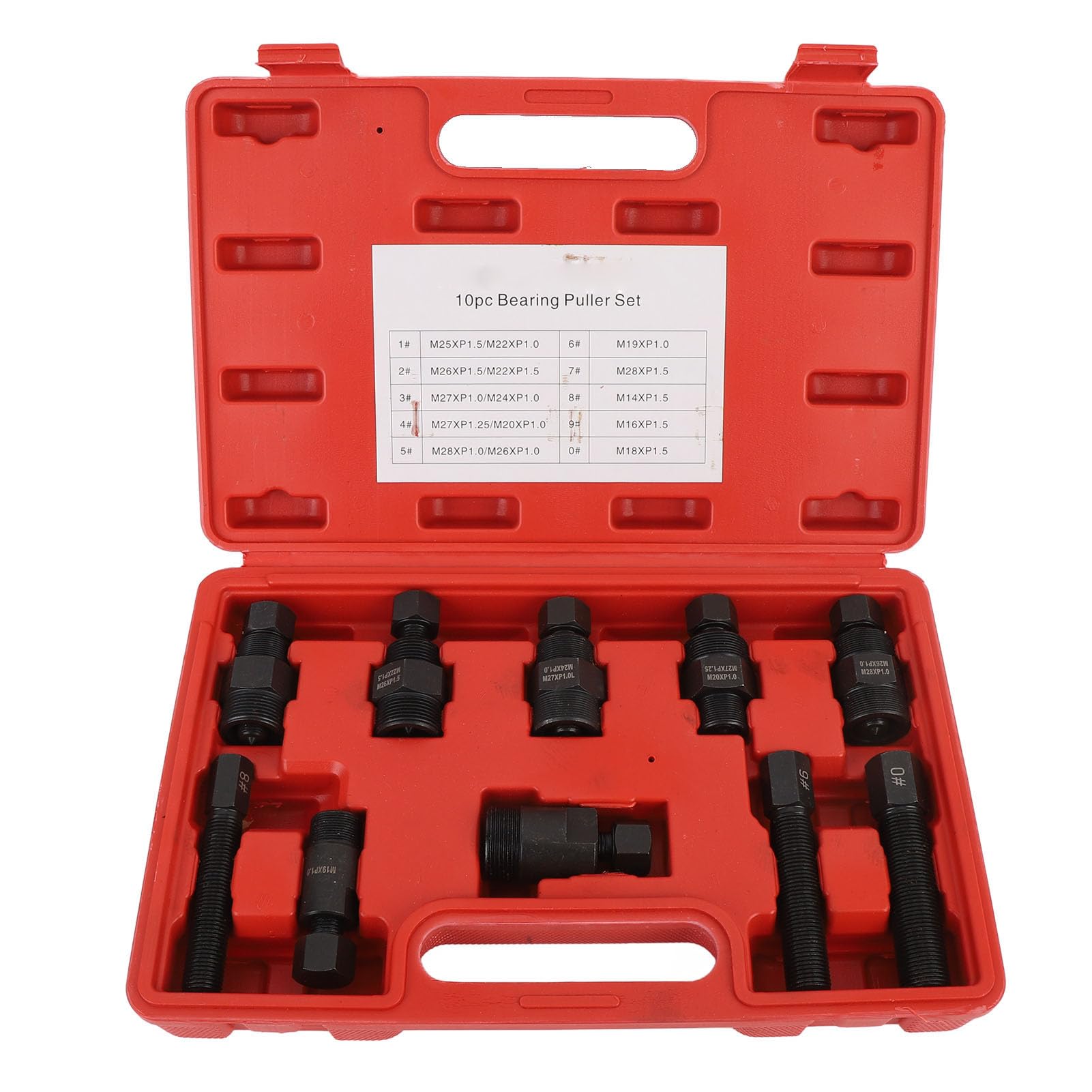 Alomejor Kit De Herramientas para Extractor De Volante De Motor, Extractores Duraderos De para Motocicletas Scooter ATV, 10 Uds. De Acero Al Carbono