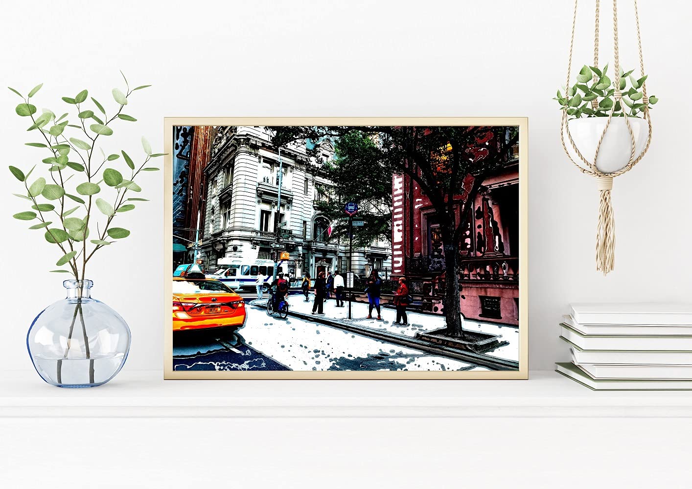 得価，大人気 額絵 マンハッタン Lサイズ マンハッタン島 ニューヨーク