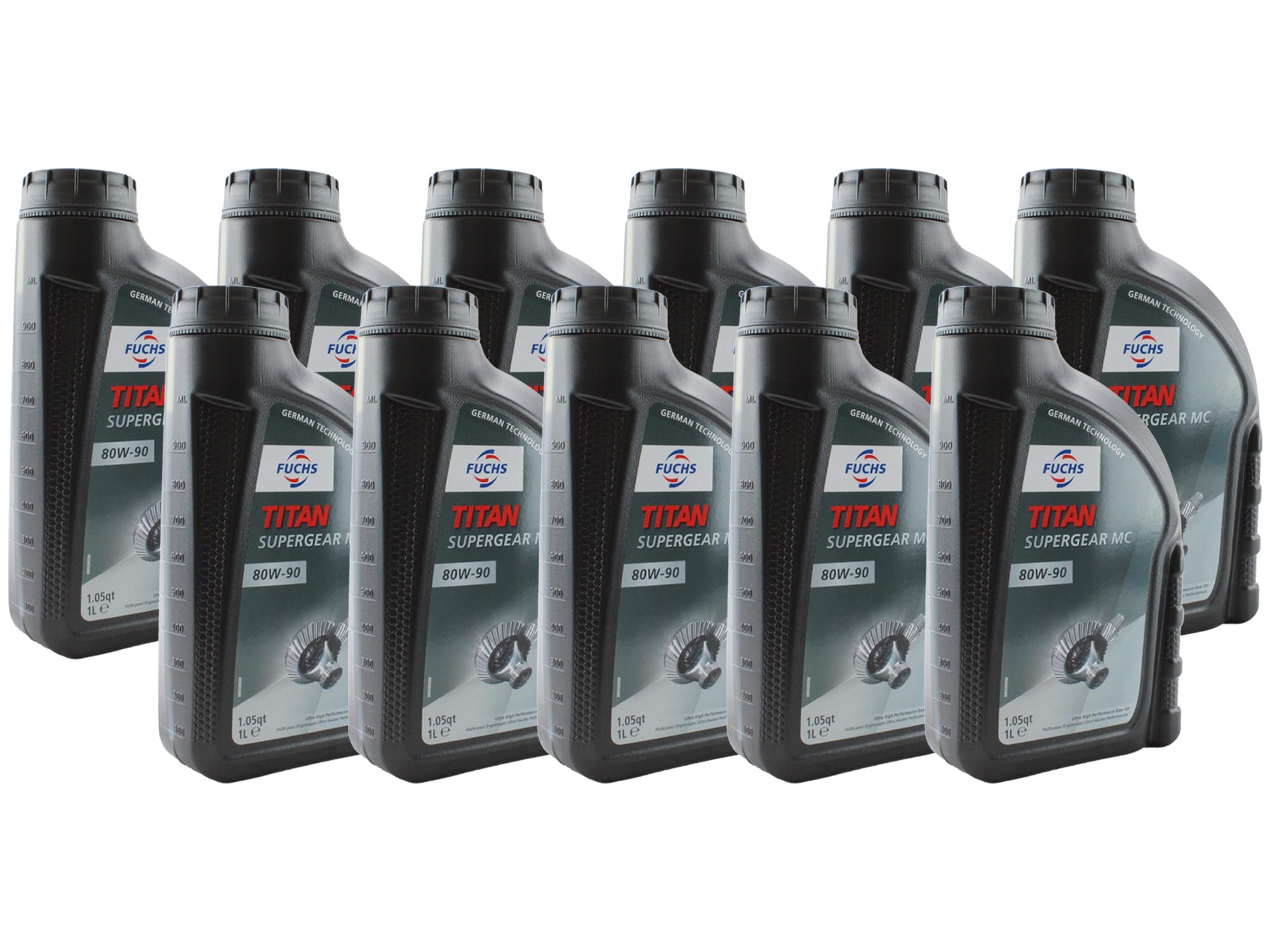 Fuchs 11 Liter TITAN SUPERGEAR MC SAE 80W-90 Gear Oil (11 x 1L)