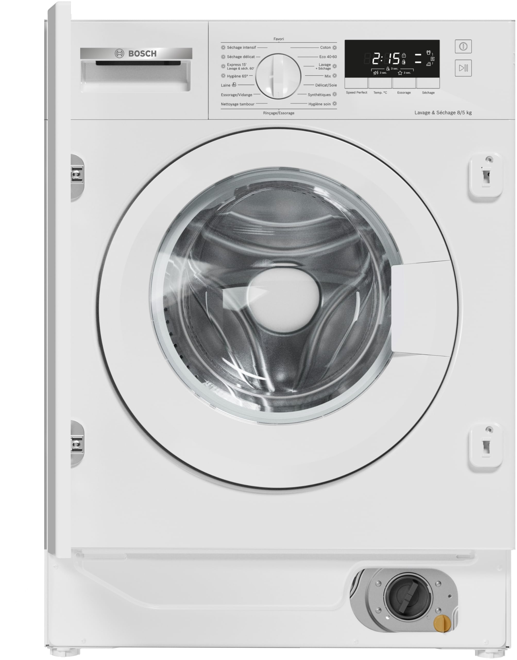 Série 4, Lave-linge séchant intégrable, 8/5 kg, WKD28260FR