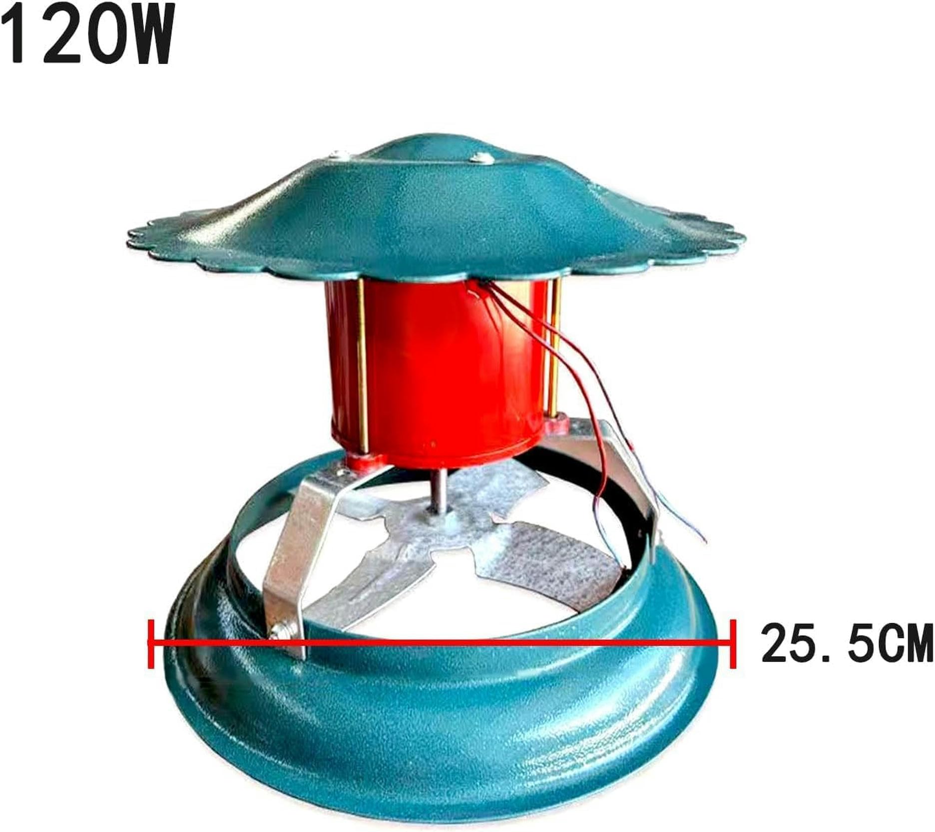 Wentylator wyciągowy indukowany maszyną dymną - wentylator kominowy 120 W dla lepszego przepływu powietrza i wydajności