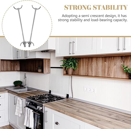 Miniatura 8 de SOLUSTRE Conector de encimera 10 unids Conector de bloque de carnicero de cocina Conector de taller Conector de encimera Carnicero Conector de acero