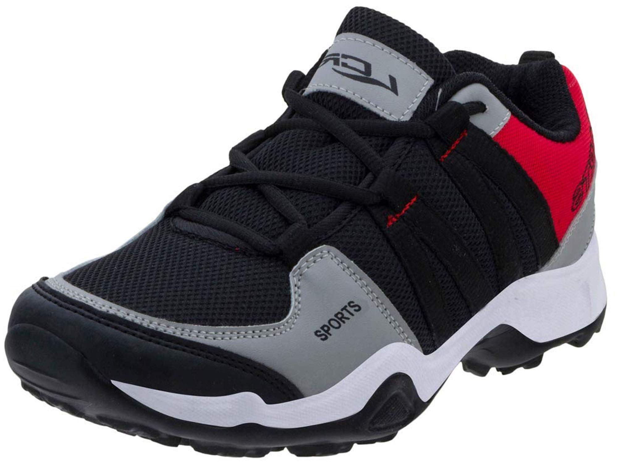 Lancer Mens Black & Red Road Running Shoes - 8 UK (B081LHCL2Y) Amazon Price History, Amazon Price Tracker
