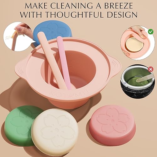 Miniatura 48 de KOTAMU Kit de depilación digital negra para mujeres y hombres, piel sensible, olla de cera dura para cejas, cara, piernas, axilas, depilación suave