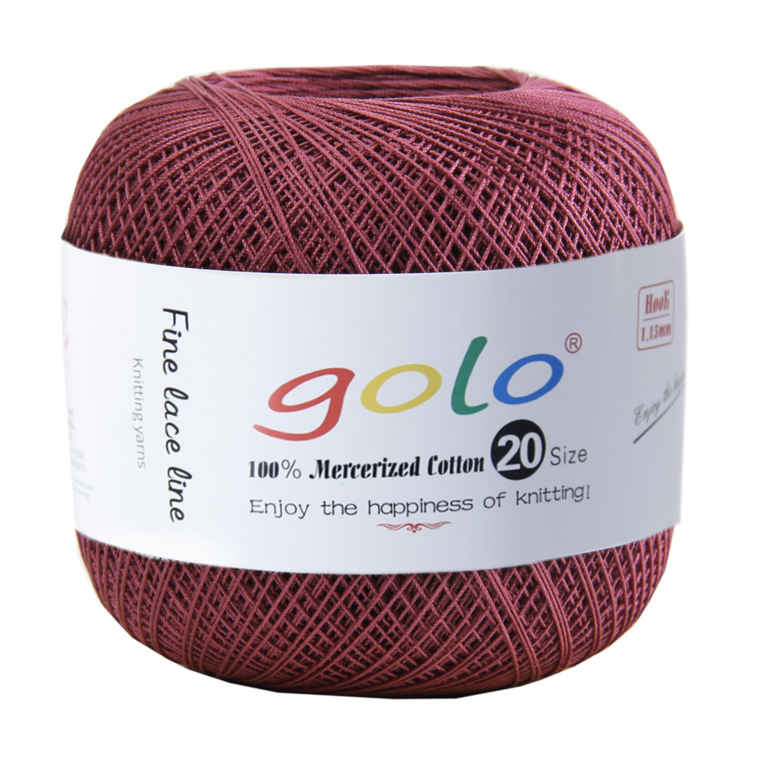 golo Crochet Thread Size 20 Yarn for Hand Knitting Tatting Yarn 216
