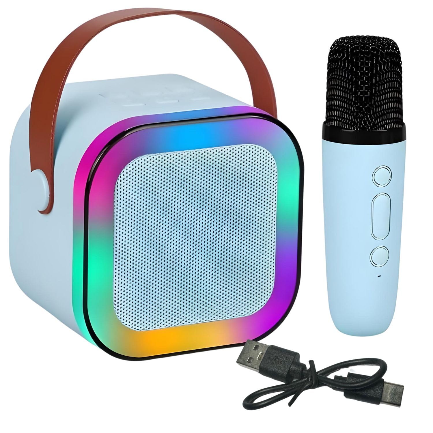 MM TOYS Mini Mic Wireless System Toy Set for Kids| Rechargable Mic with Speaker | Birthday Gift for 4-12 Year Old Boys and Girls - Color As Per Availability-image-1