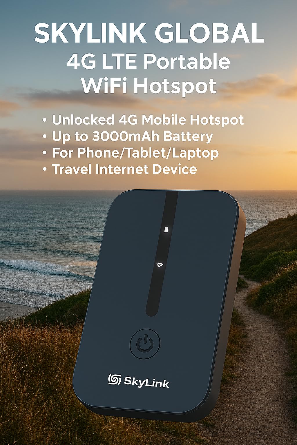 Amazon.com: 4G LTE Portable WiFi Hotspot, 10GB US Data Included