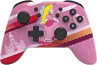 Controle sem fio Hori Pad Pro - Edição Especial Princesa Peach, Licenciado para Nintendo Switch