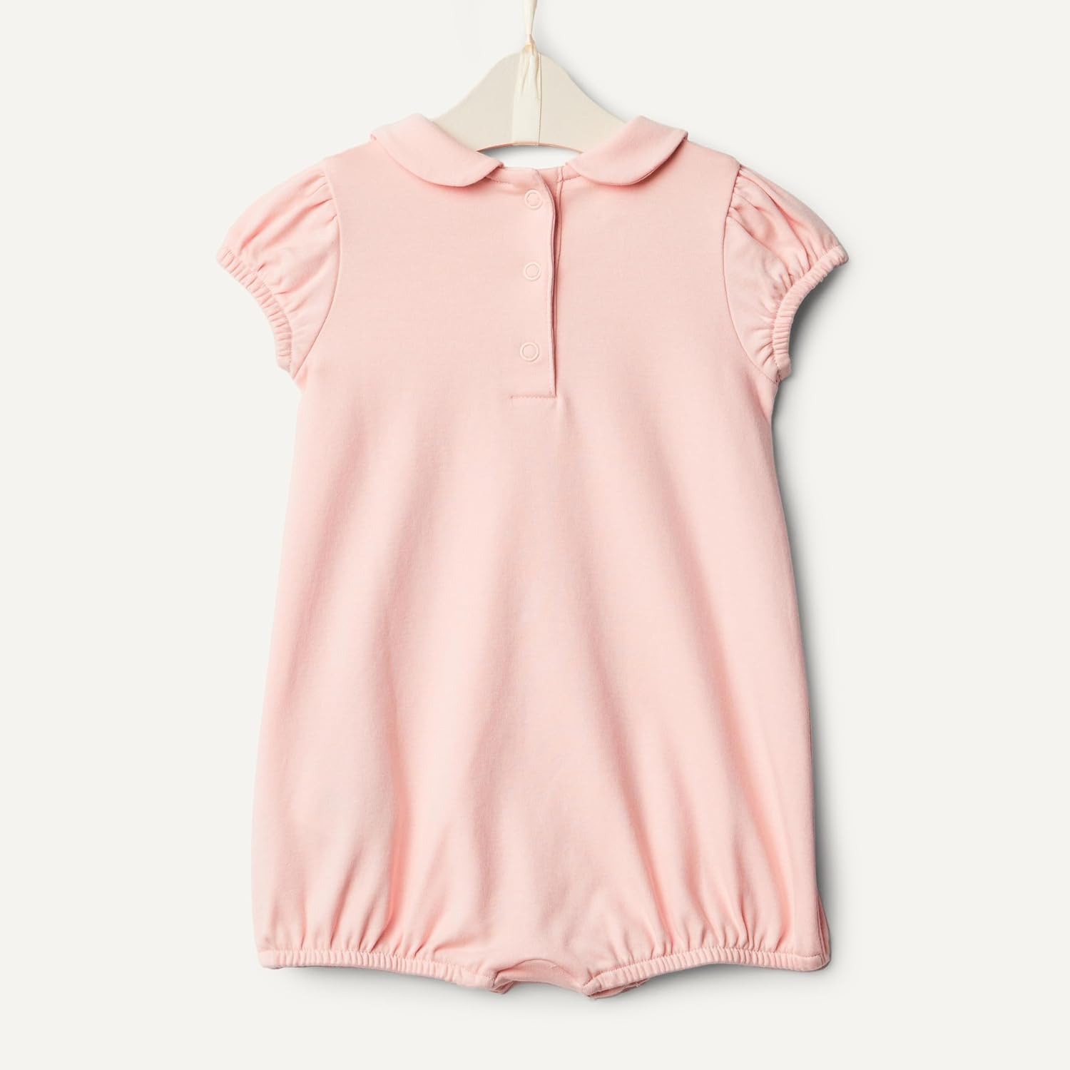 Amazon Essentials x Sofia Grainge Baby Girls' Short Sleeve Peter Pan Collar Romper - Image 5