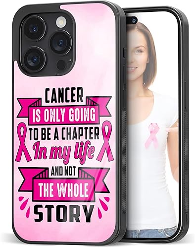 Miniatura 1 de Fundas de teléfono con cinta rosada, accesorios para sobrevivientes de concienciación sobre el cáncer de mama, regalos para mujeres, funda única