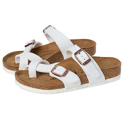 Birkenstock Kids Mayari (Toddler/Little Kid/Big Kid) Girls Shoes White Birko Flortm