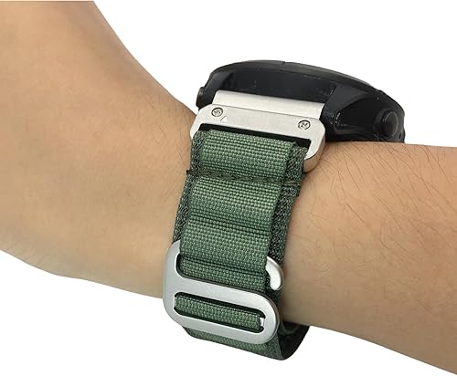 Miniatura 4 de Correa de nailon premium de 0.866 in para Garmin Forerunner 945, Fenix 5, 6, 7 Smartwatch - Alpine Loop